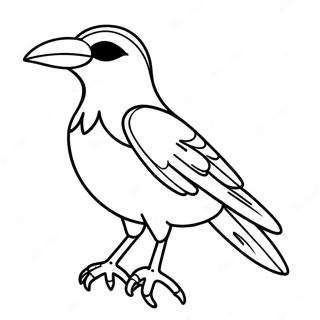 Raven Fortnite Coloring Page 60036-49826