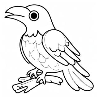 Raven Fortnite Coloring Page 60036-49828