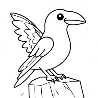 Raven Fortnite Coloring Pages