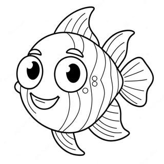 Happy Pout Pout Fish Coloring Page 60047-49829