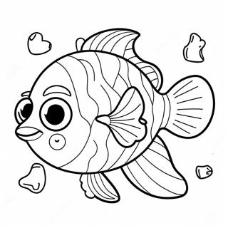 Happy Pout Pout Fish Coloring Page 60047-49830