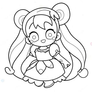 Glitter Force Coloring Page 6004-4794