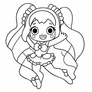 Glitter Force Coloring Page 6004-4795