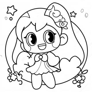 Glitter Force Heroes Coloring Page 6005-4799