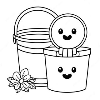 Happy Bucket Filler Coloring Page 60117-49883