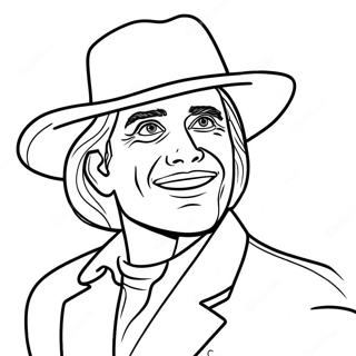 Actor Coloring Pages