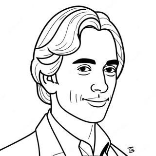 Actor Coloring Page 60126-49886