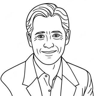 Actor Coloring Page 60126-49887