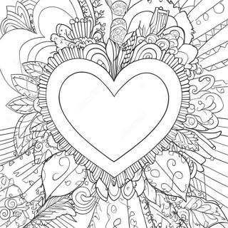 Valentine Heart Coloring Page 60146-49906