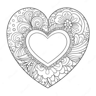 Valentine Heart Coloring Page 60146-49908