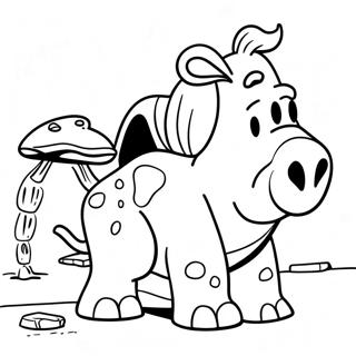 Flintstones Coloring Page 6014-4803