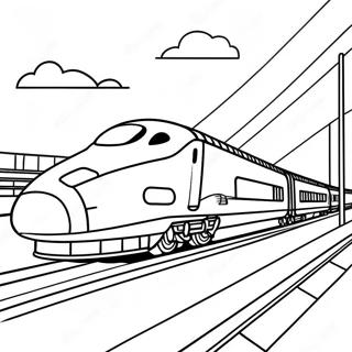 Bullet Train Coloring Page 60156-49919