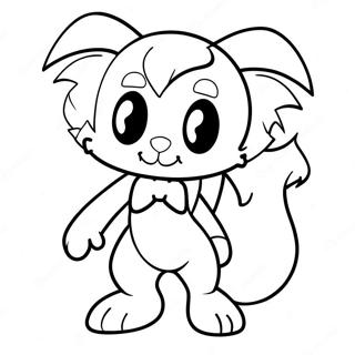 Tails Doll Coloring Pages