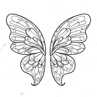 Fairy Wings Coloring Page 60176-49928