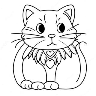 C Is For Cat Coloring Page 60196-49947