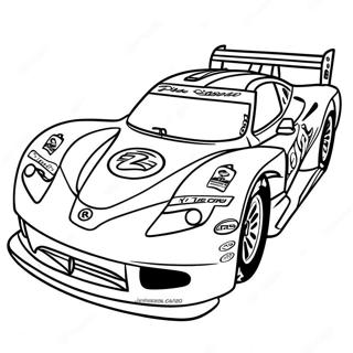 Kyle Larson Racing Car Coloring Page 60226-49969