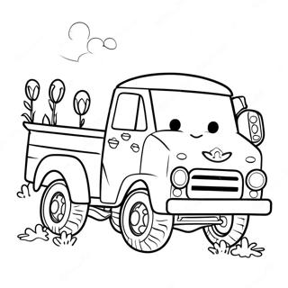 Little Blue Truck Coloring Page 60256-50023