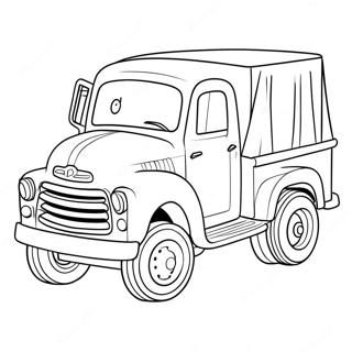 Little Blue Truck Coloring Page 60256-50024