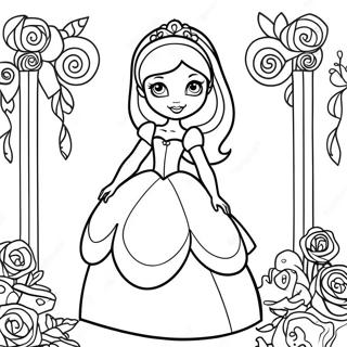 Cinderella Ever After High Coloring Page 6025-4815