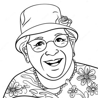 Happy Birthday Grammy Coloring Page 60276-50002