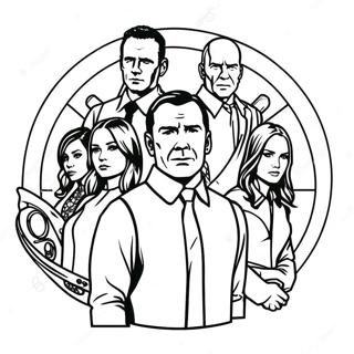 Agents Of Shield Coloring Page 60286-50019