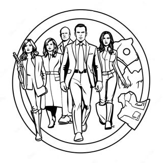 Agents Of Shield Coloring Page 60286-50020