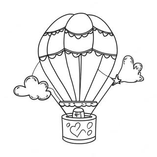 Colorful Up Balloon Adventure Coloring Page 602-484