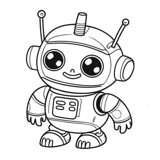 Pj Robot Coloring Pages