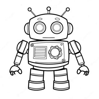 Pj Robot Coloring Page 60306-50030