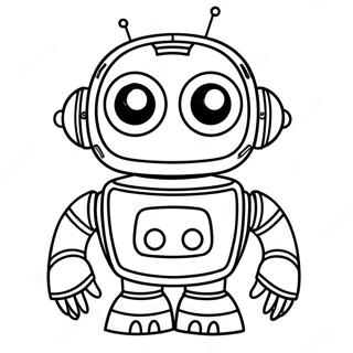 Pj Robot Coloring Page 60306-50031