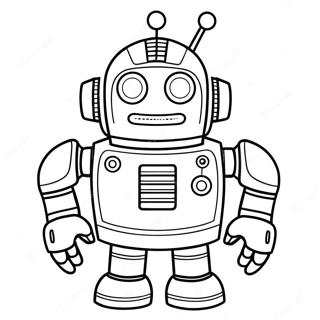 Pj Robot Coloring Page 60306-50032