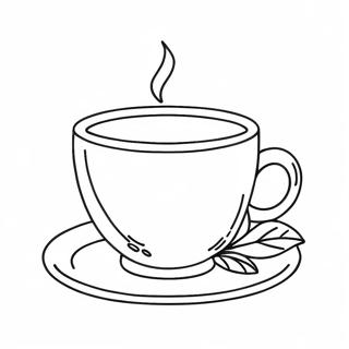 Tea Cup Coloring Page 60326-50050