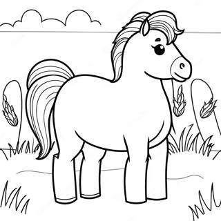 Shetland Pony Coloring Pages