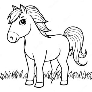 Shetland Pony Coloring Page 60336-50054