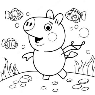 Peppa Pig Underwater Adventure Coloring Page 60357-50077