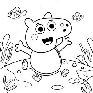 Peppa Pig Underwater Adventure Coloring Page 60357-50078