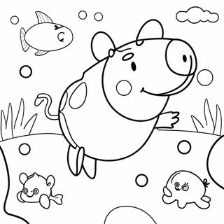 Peppa Pig Underwater Adventure Coloring Page 60357-50079