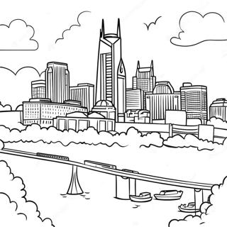 Nashville Coloring Pages