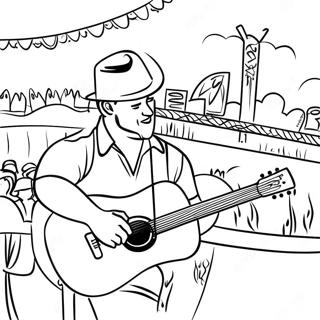 Country Music Festival Nashville Coloring Page 60387-50103