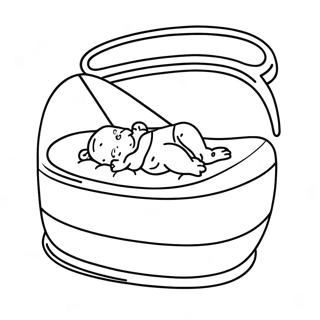 Nicu Baby In Incubator Coloring Page 60396-50108