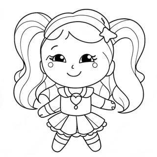 Magical Girl Coloring Pages