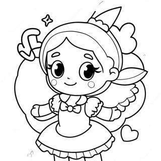 Magical Girl Coloring Page 60416-50118