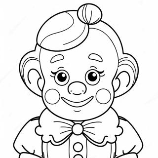 Precious Moments Clown Coloring Pages