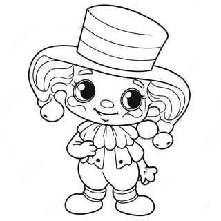 Precious Moments Clown Coloring Page 60426-50134