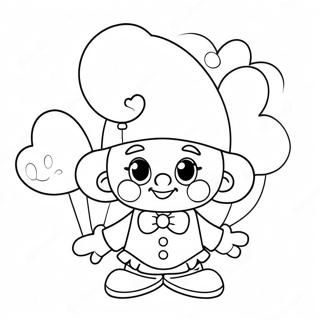 Precious Moments Clown Coloring Pages