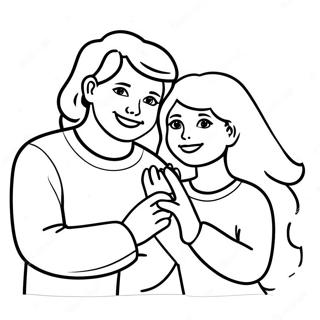 Friendship Coloring Page 60436-50150