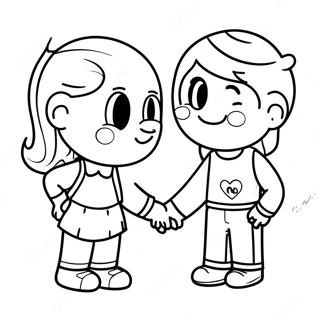 Friendship Coloring Page 60436-50152