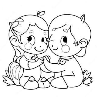 Friendship For Adults Coloring Pages