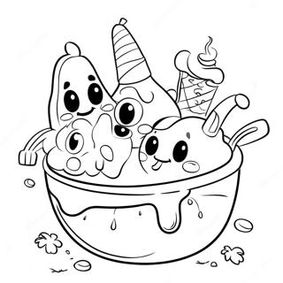 Banana Splits Coloring Page 60446-50139