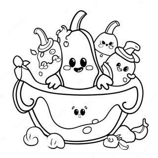 Colorful Banana Splits Characters Coloring Page 60447-50145